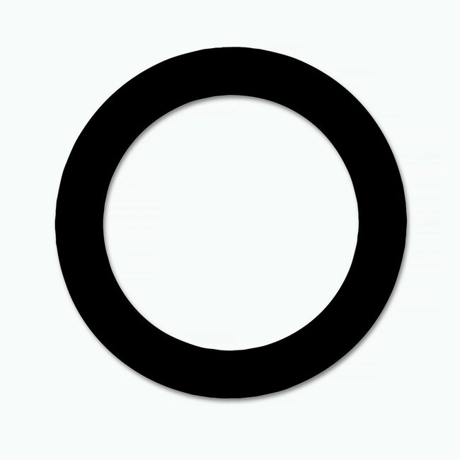 Kickport T-Ring Bass Template - Matte Black - TRGMB