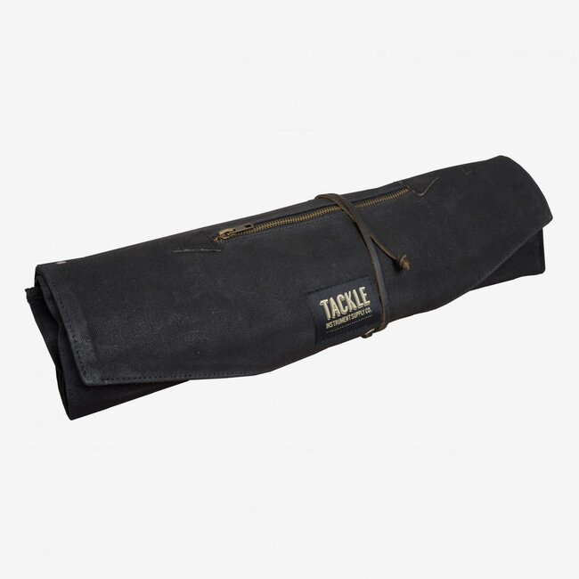 Tackle - RUSB-BLK - Waxed Canvas Roll Up Stick Case Black