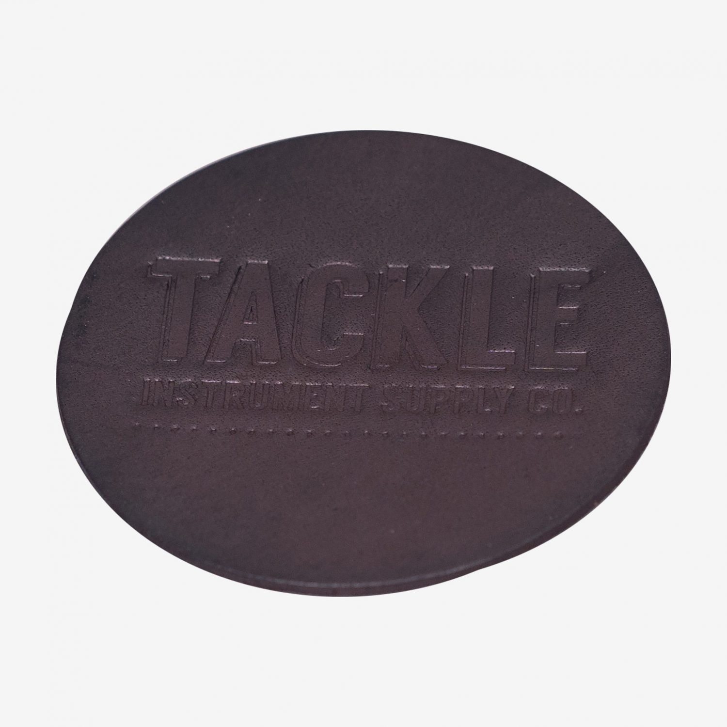 Tackle Tackle SLBDBPBL Small Leather Bass Drum Beater Patch Black