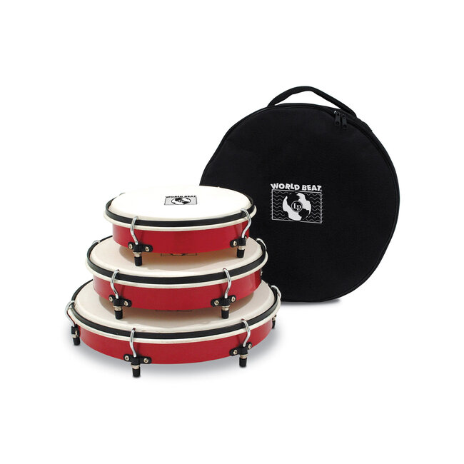 LP - WB505 - World Beat 8", 10", 12", Plenera Drums PVC With Bag