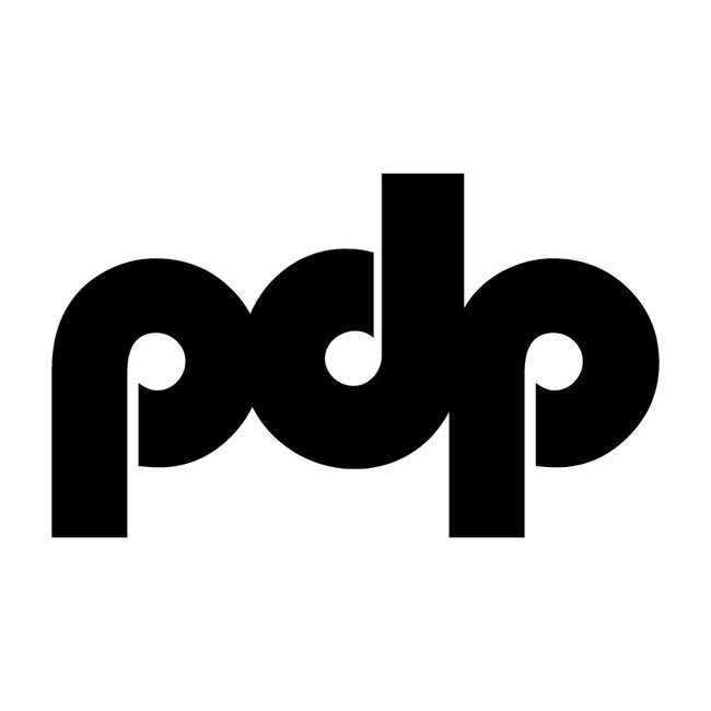 PDP - PRPDPDC18BL - Black Kick Drum Logo Sticker