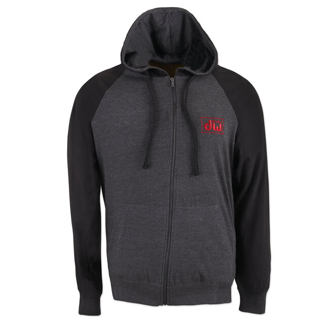 DW - PR25HOODJ-M - Logo Hooded Raglan Jersey, Medium