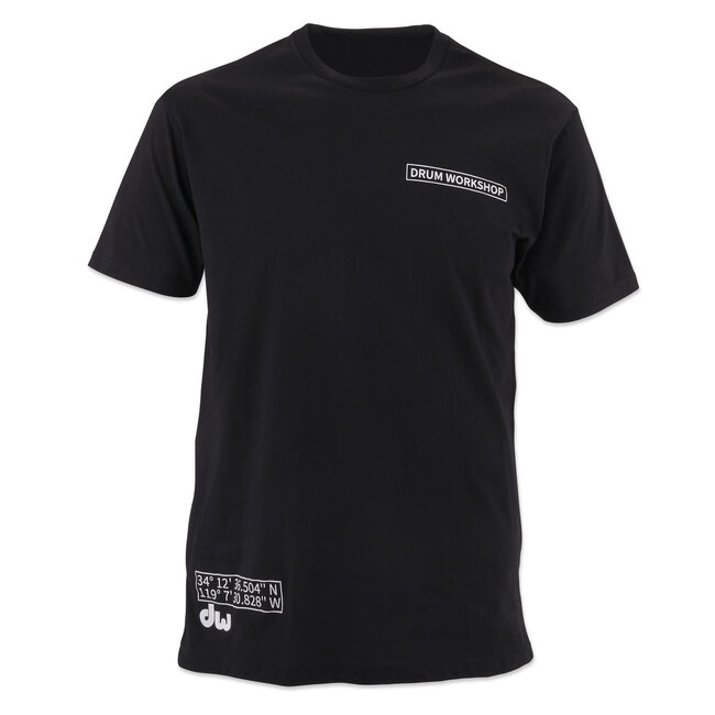 DW - PR25CS-S - Coordinates SS Tee, Black, Small