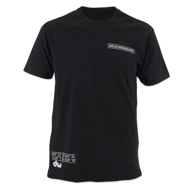 DW - PR25CS-M - Coordinates SS Tee, Black, Medium