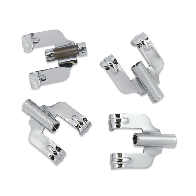 PDP - PDAX013WH - Claw Hooks, Stamped, 4Pk