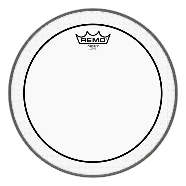 Remo - PS-0312-00- - Batter, Pinstripe, Clear, 12" Diameter