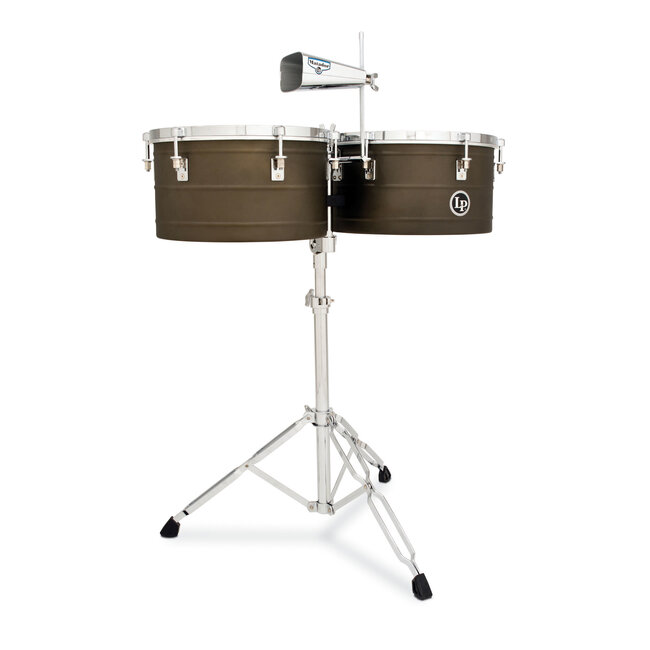 LP - M258 - Matador 14"-15" Timbale Steel Antique Chrome W/Bell
