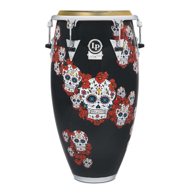 LP - LP810T-KP - Karl Perazzo TT 12 1/2" Tumba Fiberglass Sugar Skull Chrome