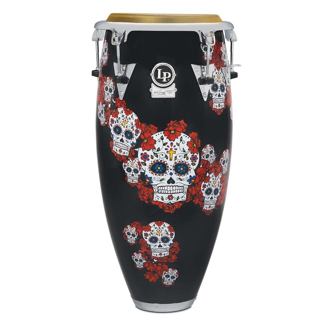 LP - LP808T-KP - Karl Perazzo TT 11" Quinto Fiberglass Sugar Skull Chrome