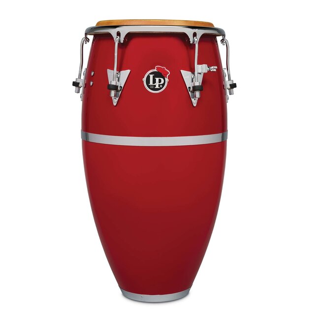 LP - LP552X-1RD - Patato CCII 12 1/2" Conga Fiberglass Red Chrome *Spo*