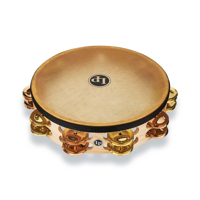 LP - LP384-BB - Pro 10" Double Row Headed Tambourine Bag - Brass/Bronze