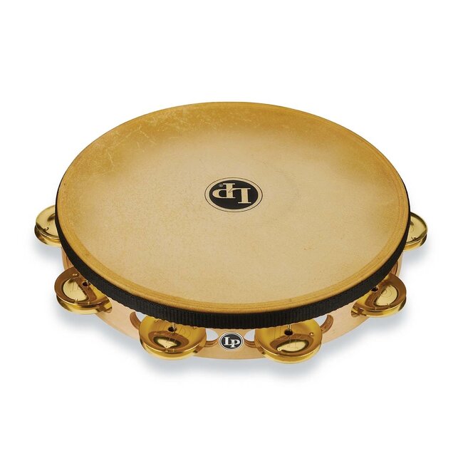 LP - LP383-BR - Pro 10" Single Row Head Tambourine - Brass