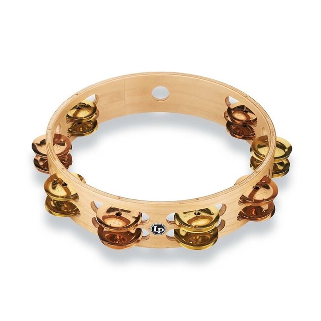 LP - LP380B-BB - Pro 10" Double Row Tambourine - Brass/Bronze