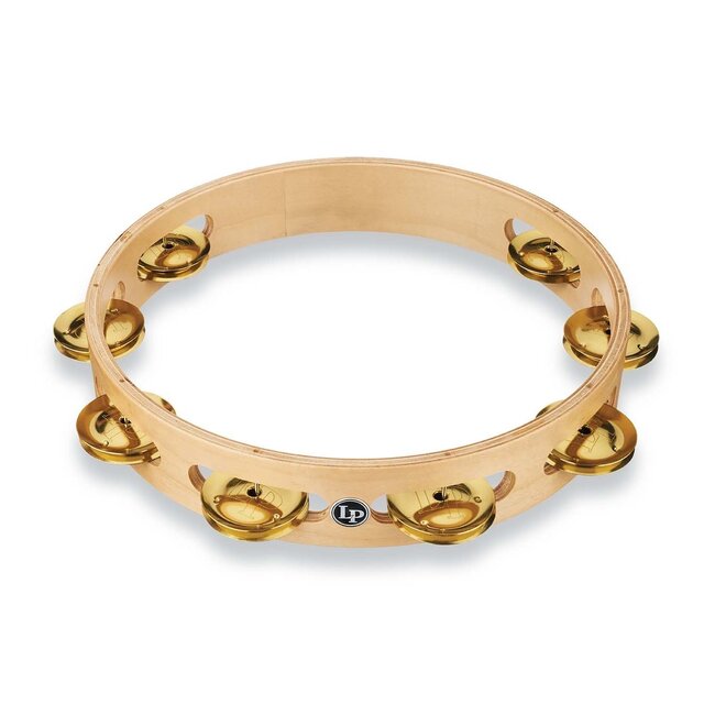 LP - LP380A-BR - Pro 10" Single Row Tambourine - Brass