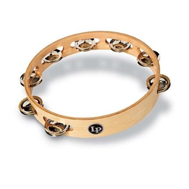 LP - LP380A - Pro 10" Single Row Tambourine - Nickel/Silver