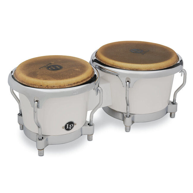 LP - LP200XF-WH - CCII 7 1/4"-8 5/8" Bongo Fiberglass White Chrome Spo