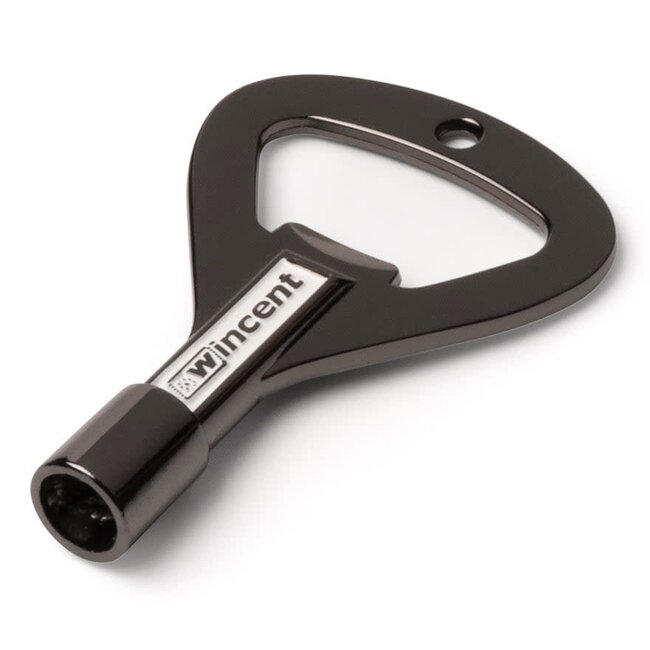Wincent - WRKBBPP - Rockkey (Drum Key/Bottle Opener), Black Chrome