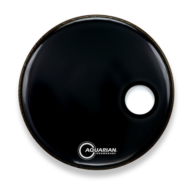 Aquarian - SMPTCC16BBK - 16" Small Off-Set Port Resonant Bass Drum Black