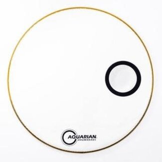 Aquarian Drumheads Aquarian - SMPTCC28WH - 28" Small Off-Set Port Resonant Bass Drum White