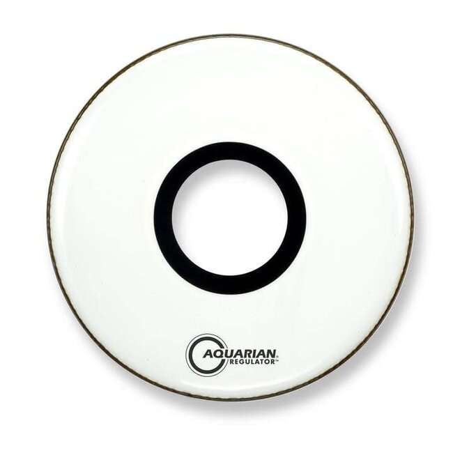 Aquarian - PTCC26WH - 26" Center Port Resonant Bass Drum White