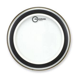 Aquarian Drumheads Aquarian - SX24 - 24" Studio-X Clear Bass Drum