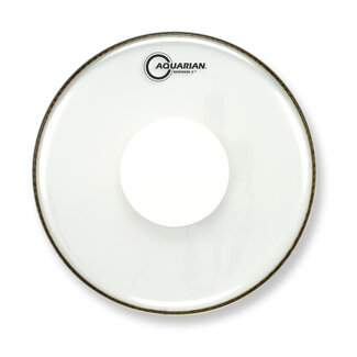Aquarian Drumheads Aquarian - PDS2-18 - 18" Super-2 Clear With Power Dot