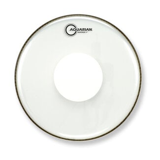 Aquarian Drumheads Aquarian - PDS2-12 - 12" Super-2 Clear With Power Dot