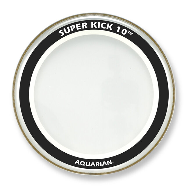 Aquarian - SK10-28 - 28" Superkick 10 Clear Bass Drum