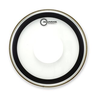 Aquarian Drumheads Aquarian - PFPD14 - 14" Performance II Clear With Power Dot