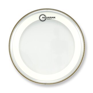 Aquarian Drumheads Aquarian - MRS2-13 - 13" Super-2 Clear With Studio-X Ring