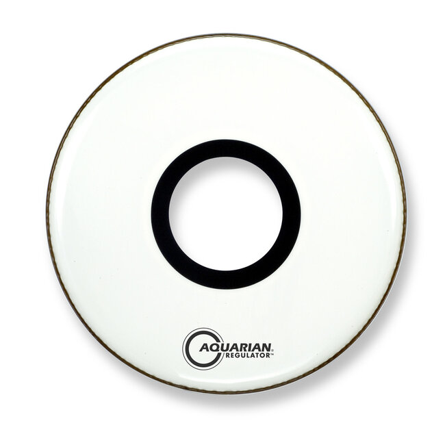Aquarian - RPT26WH - 26" Regulator Center Hole Bass Drum Gloss White