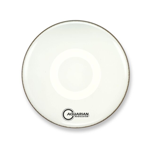 Aquarian - RF26WH - 26" Regulator No Hole Bass Drum Gloss White