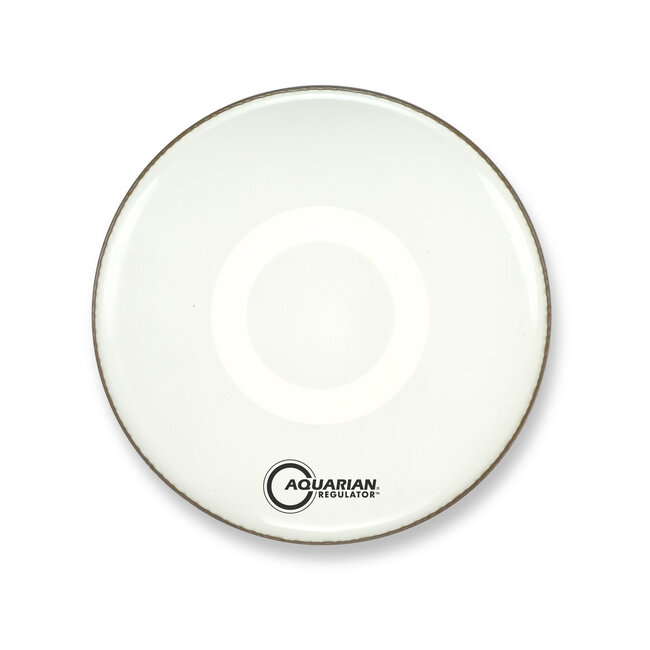 Aquarian - RF16WH - 16" Regulator No Hole Bass Drum Gloss White