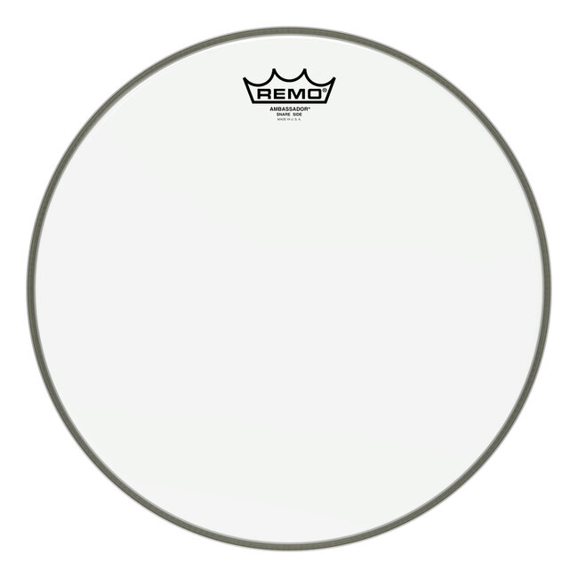 Remo - SA-0114-00- - Snare Side, Ambassador, Hazy, 14" Diameter