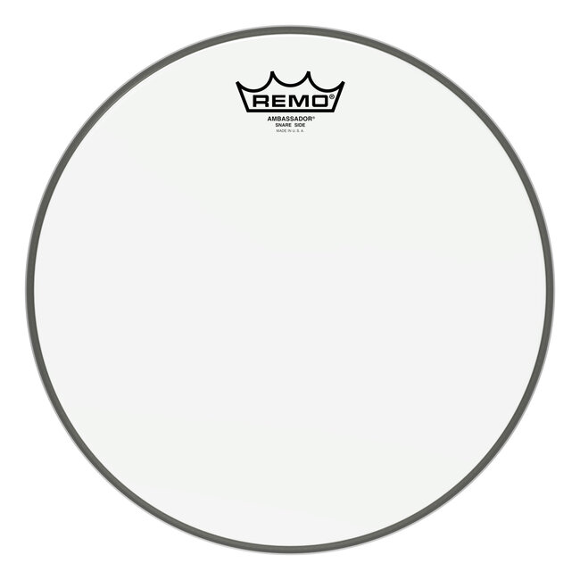 Remo - SA-0112-00- - Snare Side, Ambassador, Hazy, 12" Diameter