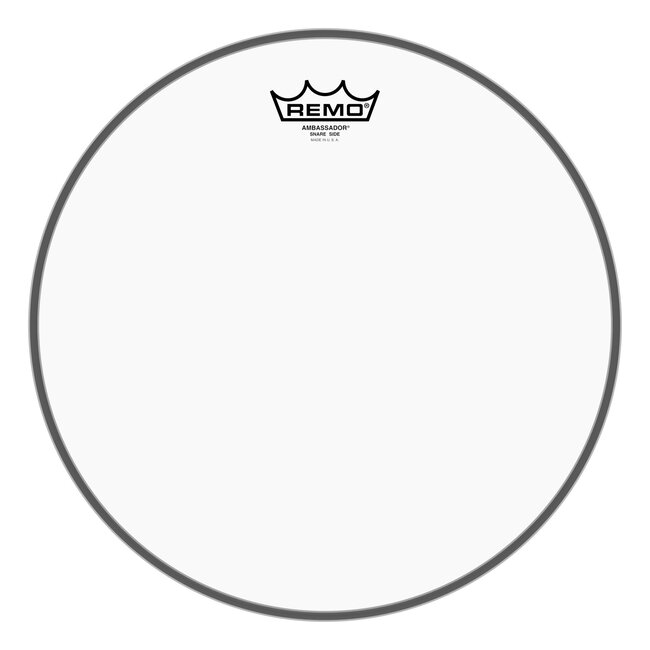 Remo - SA-0313-TD- - Snare Side, Ambassador, Clear, 13" Diameter, Low Collar