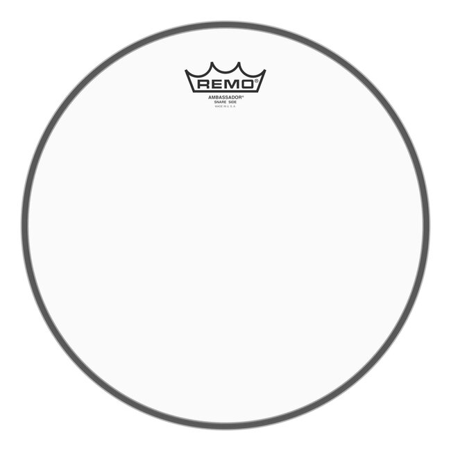 Remo - SA-0312-TD- - Snare Side, Ambassador, Clear, 12" Diameter, Low Collar