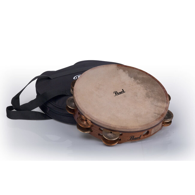 Pearl - PETM1018GC - 10" German Silver / Beryllium Copper Orchestral Tambourine W/Bag