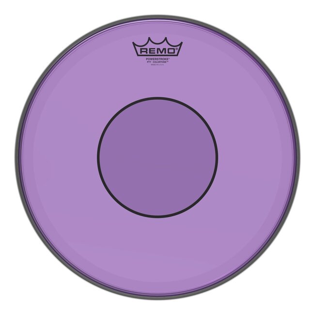Remo - P7-0314-CT-PU - Batter, Powerstroke 77, Colortone, 14" Diameter, Purple