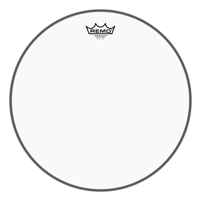 Remo - SA-0315-TD- - **Special Order**, Snare Side, Ambassador, Clear, 15" Diameter, Low Collar