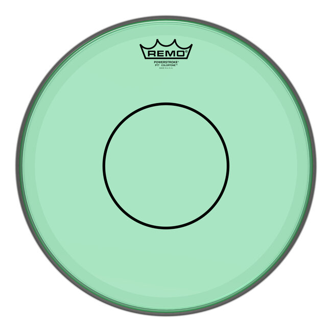 Remo - P7-0313-CT-GN - Batter, Powerstroke 77, Colortone, 13" Diameter, Green
