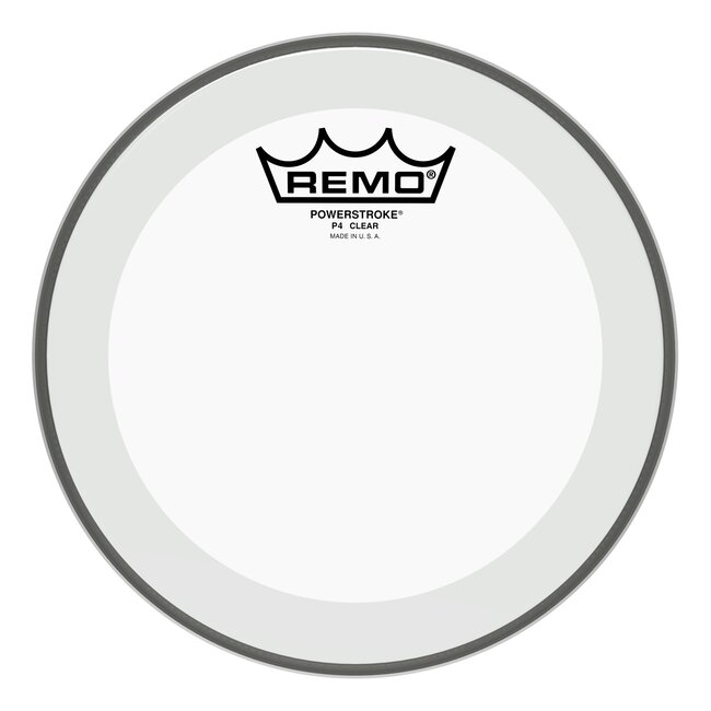 Remo - P4-0308-BP- - Batter, Powerstroke 4, Clear, 8" Diameter