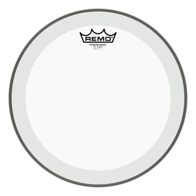 Remo - P4-0312-BP- - Batter, Powerstroke 4, Clear, 12" Diameter