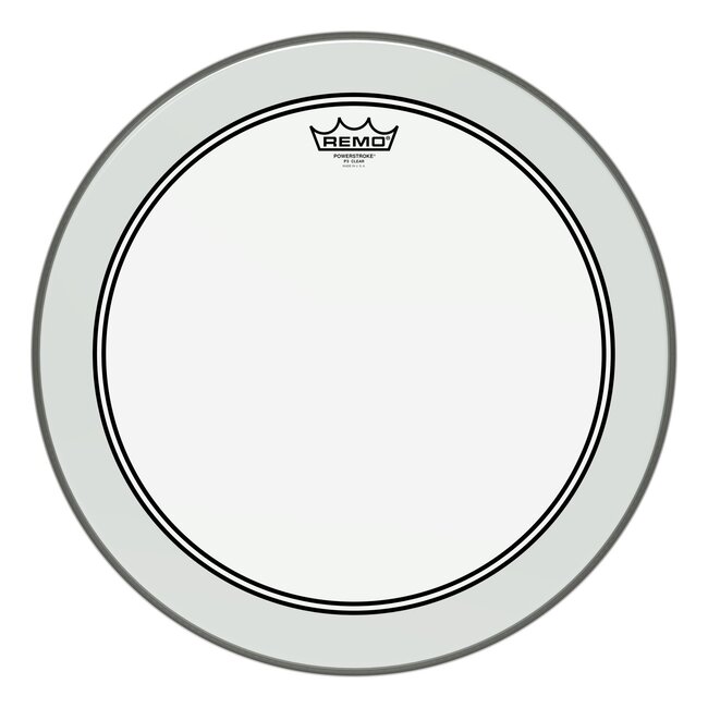 Remo - P3-0318-BP- - Batter, Powerstroke 3, Clear, 18" Diameter