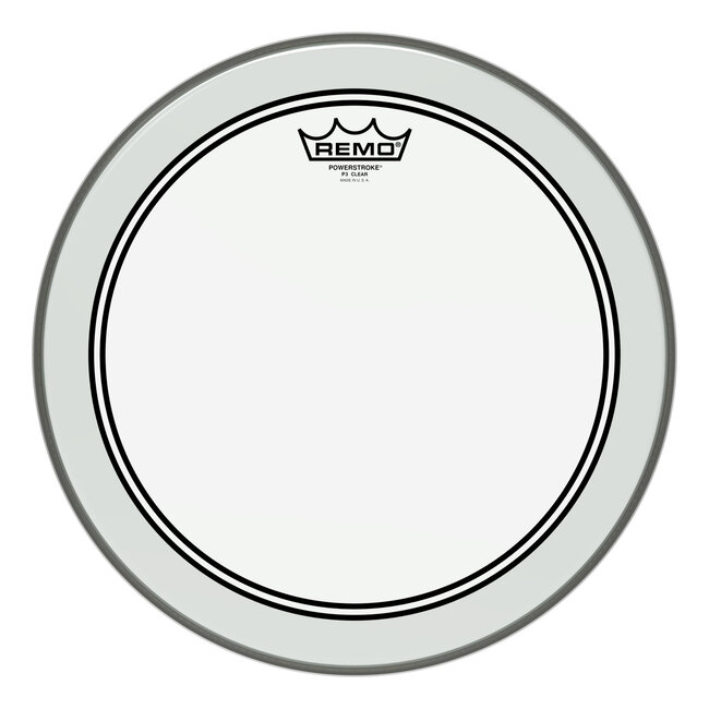 Remo - P3-0314-BP- - Batter, Powerstroke 3, Clear, 14" Diameter