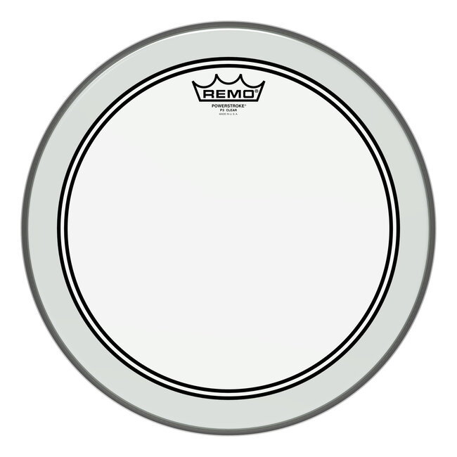 Remo - P3-0313-BP- - Batter, Powerstroke 3, Clear, 13" Diameter