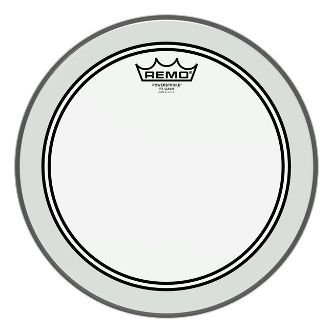 Remo - P3-0312-BP- - Batter, Powerstroke 3, Clear, 12" Diameter