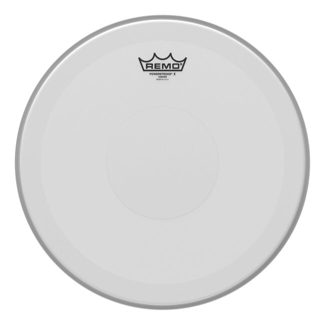 Remo - PX-0115-C2- - **Special Order**, Batter, Powerstroke X, Coated, 15" Diameter, Clear Dot On Top