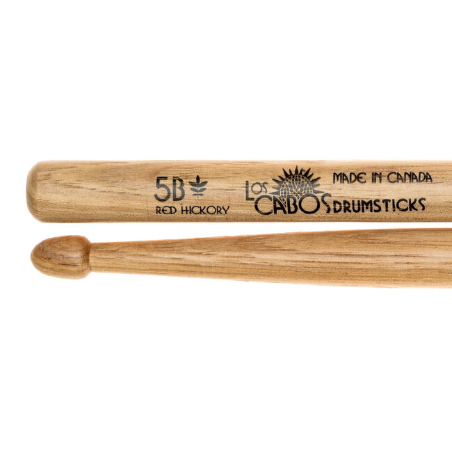 Los Cabos - LCD5BRH - 5B - Red Hickory "Center Cut" Drumsticks