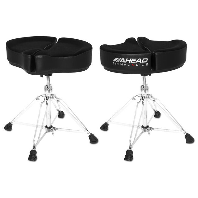 Ahead - SPG-BL - 18" Spinal G Saddle Black Cloth Top/Black Sides, 4 Leg Base